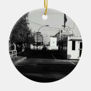 Antike deutsche Grenzposten Ost-West-Berlin Keramik Ornament