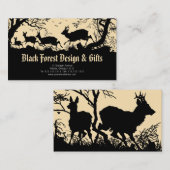 Antike deutsche/österreichische Visitenkarte mit (Vorne/Hinten)