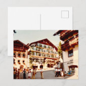 Antike deutsche Postkarte (Vorne/Hinten)
