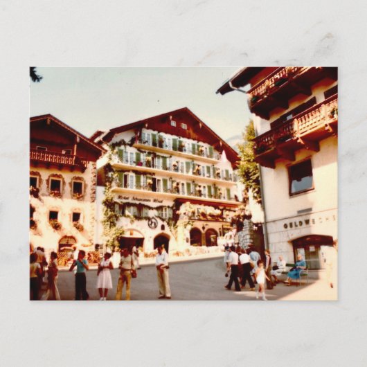 Antike deutsche Postkarte (Vorderseite)