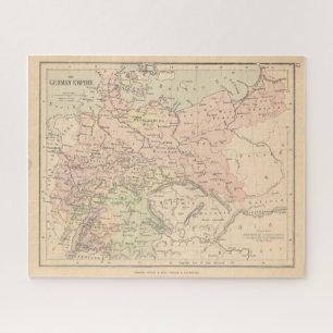 Antike Deutschland-Karte Puzzle