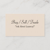 Antike Dollars Visitenkarten Rubylane Ebay Etsy Visitenkarte (Rückseite)