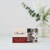 Antike Dollars Visitenkarten Rubylane Ebay Etsy Visitenkarte (Stehend Vorderseite)