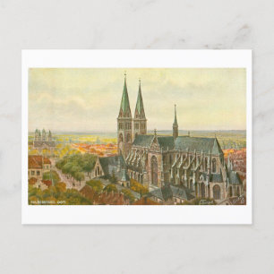 Antike Dom/Halberstadt Kathedrale Deutschland Postkarte