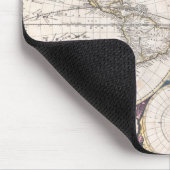 Antike Doppelt-Hemisphäre Weltkarte Mousepad (Ecke)