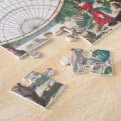 Antike Doppelt-Hemisphäre Weltkarte Puzzle (Seite)