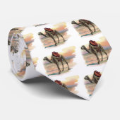 Antike Dromedary-Kamel-Illustration Krawatte (Gerollt)