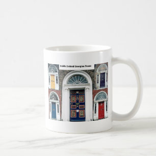Antike Dublin Türen Irlands - Kaffeetasse
