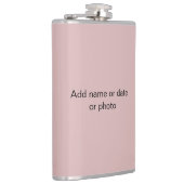 Antike Duskysche Rose Pastell Flachmann (Rechts)