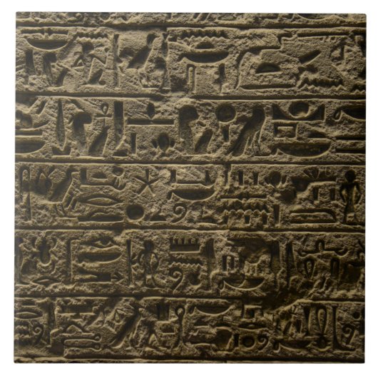 antike egyptische Hieroglyphen Fliese (Vorderseite)