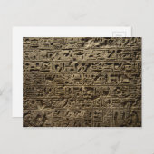 antike egyptische Hieroglyphen Postkarte (Vorne/Hinten)