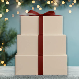 Antike Einheitsfarbe Geschenkpapier Set