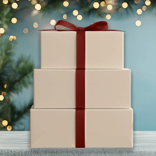 Antike Einheitsfarbe Geschenkpapier Set