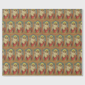 Antike Engel Weihnachtsgrüße Superior Qualität Geschenkpapier (Flach)