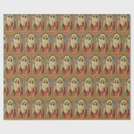 Antike Engel Weihnachtsgrüße Superior Qualität Geschenkpapier (Flach)