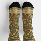 Antike englische Nadelspitze Baum des Lebens & Ein Socken (Oben)