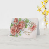 Antike erinnern sich an mich Gruß-Karte Karte (Gelbe Blume)