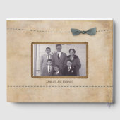 Antike Erinnerungen | Vintager Geburtstag Gästebuch (Rückseite)