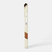 Antike Espresso-Draufsicht iPhone 16 Hülle (Linke Seite)