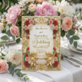 Antike europäische Märchen Cherub Hochzeit königli Einladung