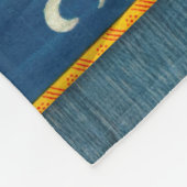 Antike Fahne Quebec Glockenläuten Sacré-Cœur Fleecedecke (Ecke)