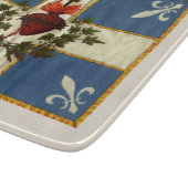 Antike Fahne Quebec Glockenläuten Sacré-Cœur Schneidebrett (Ecke)