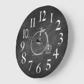 Antike Fahrraduhr Große Wanduhr (Winkel)