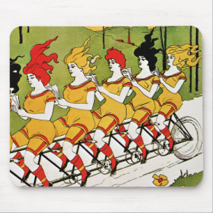 Antike Fahrradwerbung - Fahrradlager Mousepad