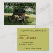 Antike Fahrzeug-Altmetall-Geschäfte Visitenkarte (Vorne/Hinten)