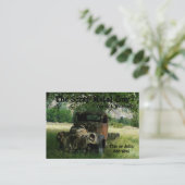 Antike Fahrzeug-Altmetall-Geschäfte Visitenkarte (Stehend Vorderseite)