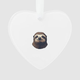 Antike Faultier-Illustration Vintage-T-Shirt (2) Ornament