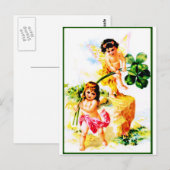 Antike Feen Postkarte (Vorne/Hinten)