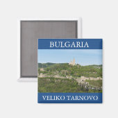 Antike Festung Tsarevets in Veliko Tarnovo, Bulg Magnet (Vorderseite/Rückseite)