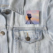Antike Filmkamera Sonnenuntergang Button (Beispiel)