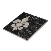 Antike Fleur de Lis...fliese Fliese (Seite)