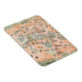 Antike flexible Paris-Karte Magnet (Rechte Seite)