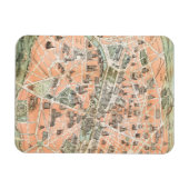 Antike flexible Paris-Karte Magnet (Horizontal)
