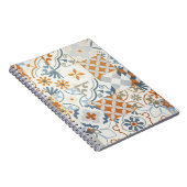 Antike Fliesen: Texturierte Hintergrundmuster Notizblock (Rechte Seite)