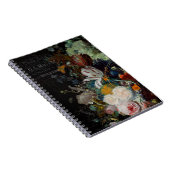 Antike Floral Still Life Notizblock (Rechte Seite)