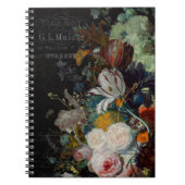 Antike Floral Still Life Notizblock (Vorderseite)