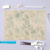 Antike florale Damaske Seidenpapier (Handwerk)