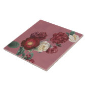 Antike Florale Rose Floral  Fliese (Seite)