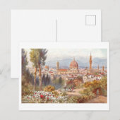 Antike Florentiner Skyline Postkarte (Vorne/Hinten)