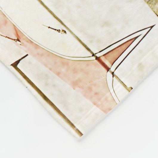 Antike Flugzeug-Doppeldecker-Fleece-Decke Fleecedecke (Ecke)