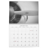 Antike Flugzeuge Doppeldecker 12-Monate   Kalender (Jan 2027)