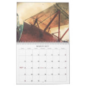 Antike Flugzeuge Doppeldecker 12-Monate   Kalender (Mär 2027)