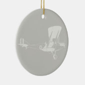 Antike Flugzeugkunst - FARBE Keramik Ornament (Rechts)