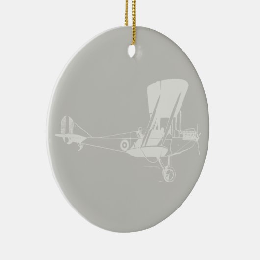 Antike Flugzeugkunst - FARBE Keramik Ornament (Rechts)