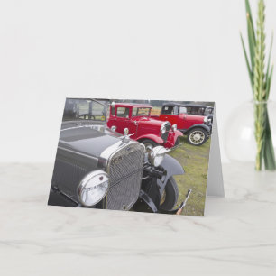Antike Ford-Automobile Feiertagskarte
