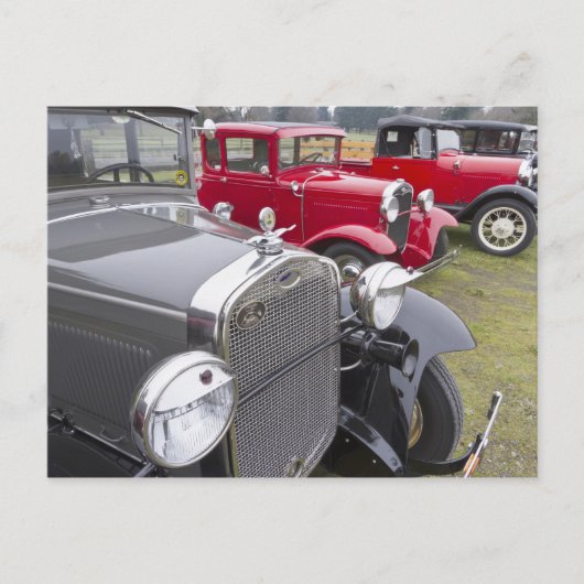 Antike Ford-Automobile Postkarte (Vorderseite)